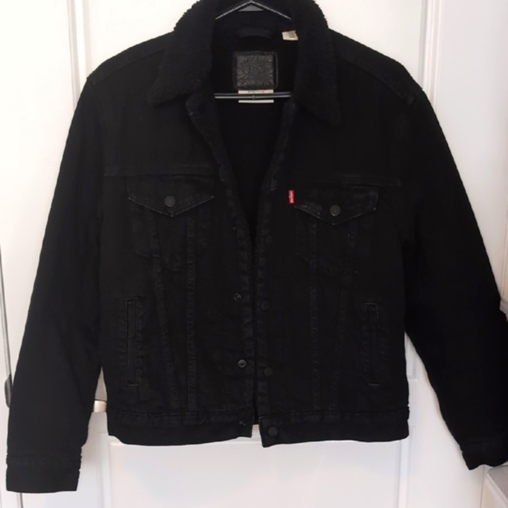Levi's Premium Black Denim Jacket